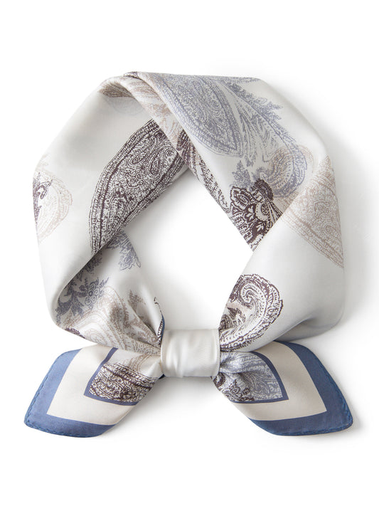 GENTSCARF 100% Mulberry Silk Men's Square Scarf