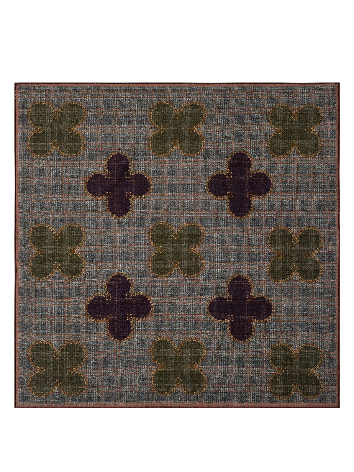 Gentscarf 70% Wool 30% Silk Men’s Square Scarf 65×65cm