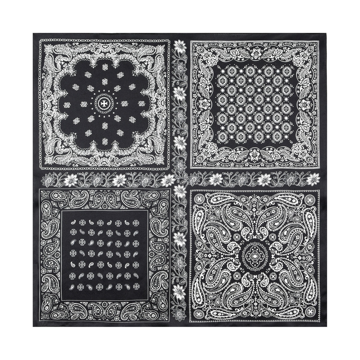 Gentscarf 100% Mulberry Silk Bandana Scarf 53×53cm