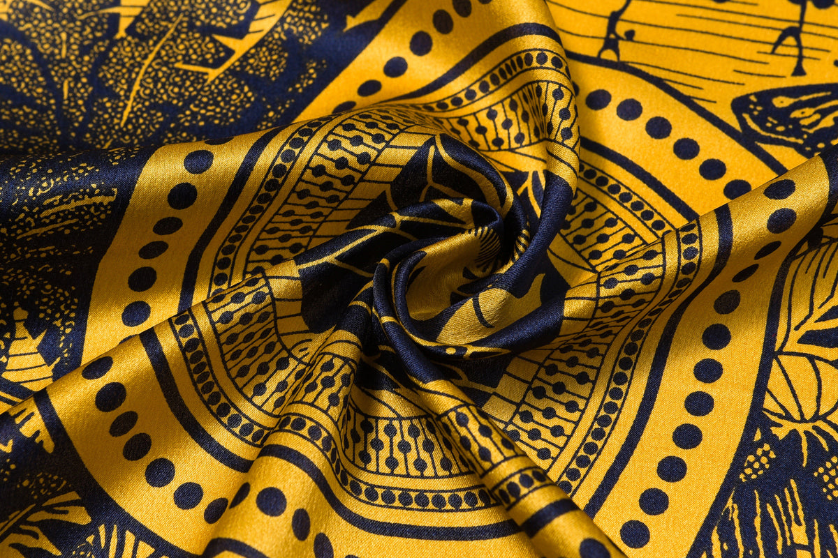 Gentscarf 100% Mulberry Silk Square Scarf 53×53cm