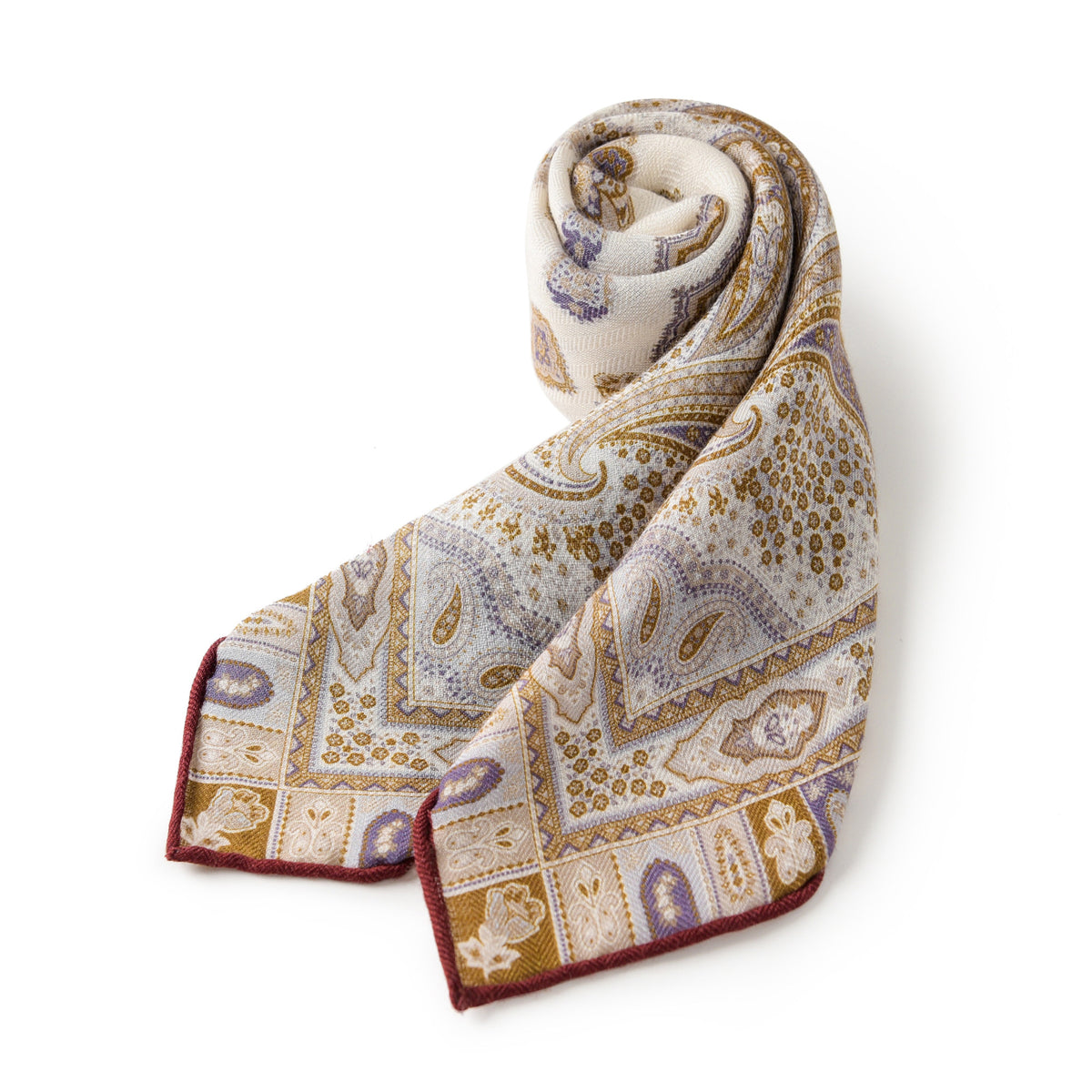 Gentscarf 70% Wool 30% Mulberry Men’s Silk Square Scarf 65×65cm