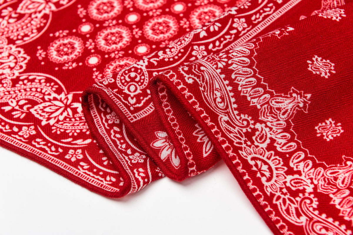 GENTSCARF Silk-Wool Men's Square Scarf