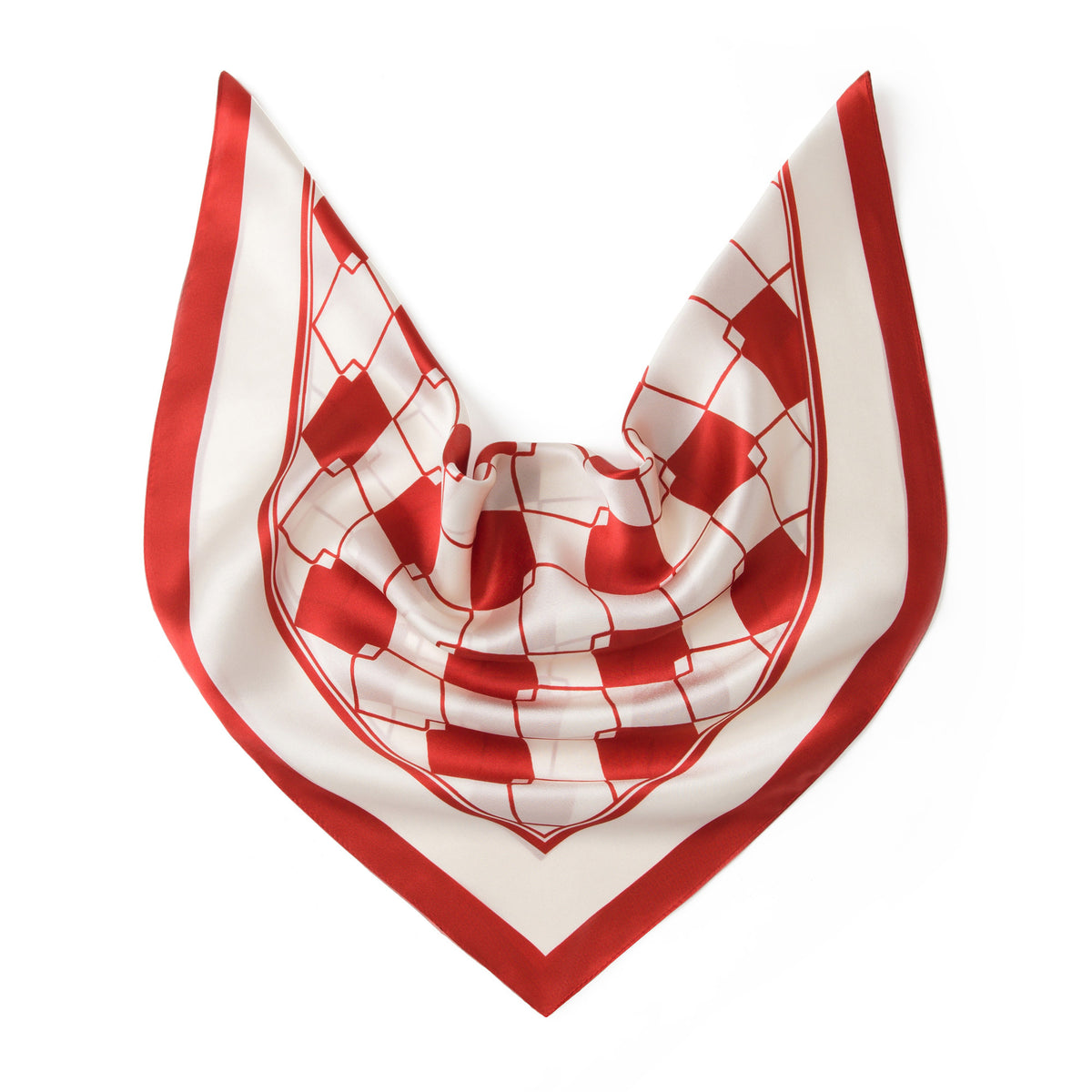 Gentscarf 100% Mulberry Silk Square Scarf 53×53cm