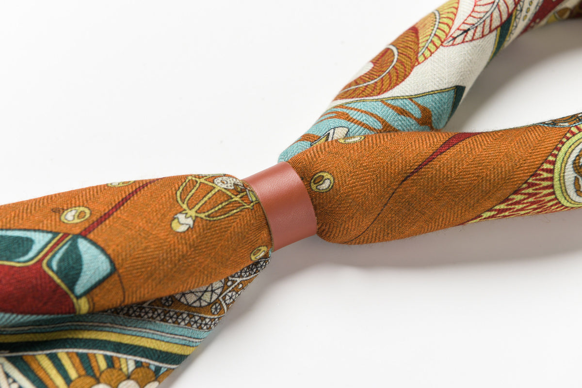 Men's Silk-Wool Square Scarf
