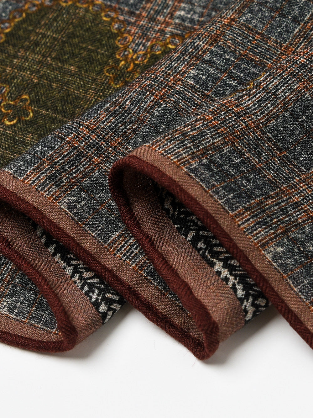 Gentscarf 70% Wool 30% Silk Men’s Square Scarf 65×65cm