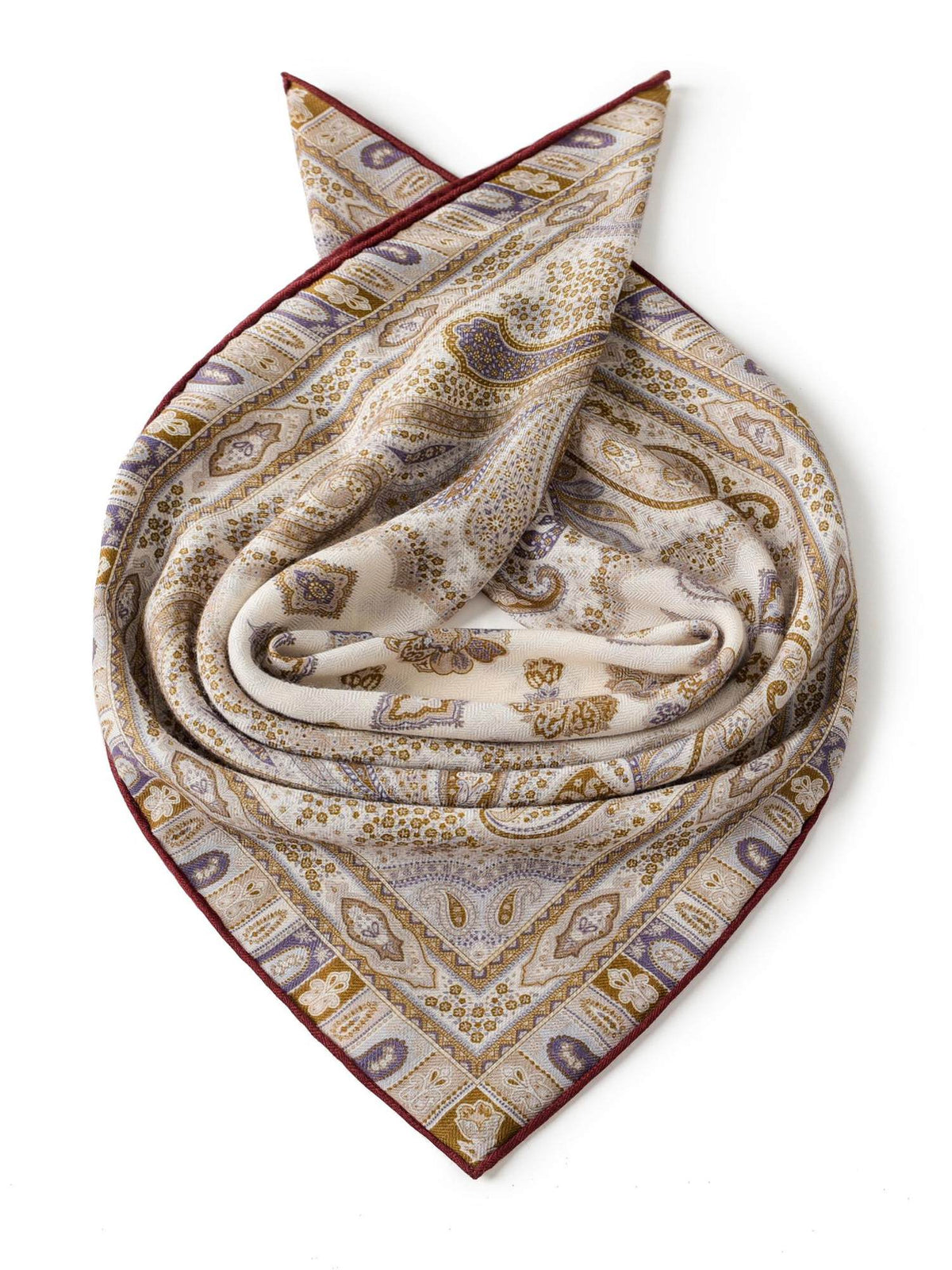 Gentscarf 70% Wool 30% Mulberry Men’s Silk Square Scarf 65×65cm