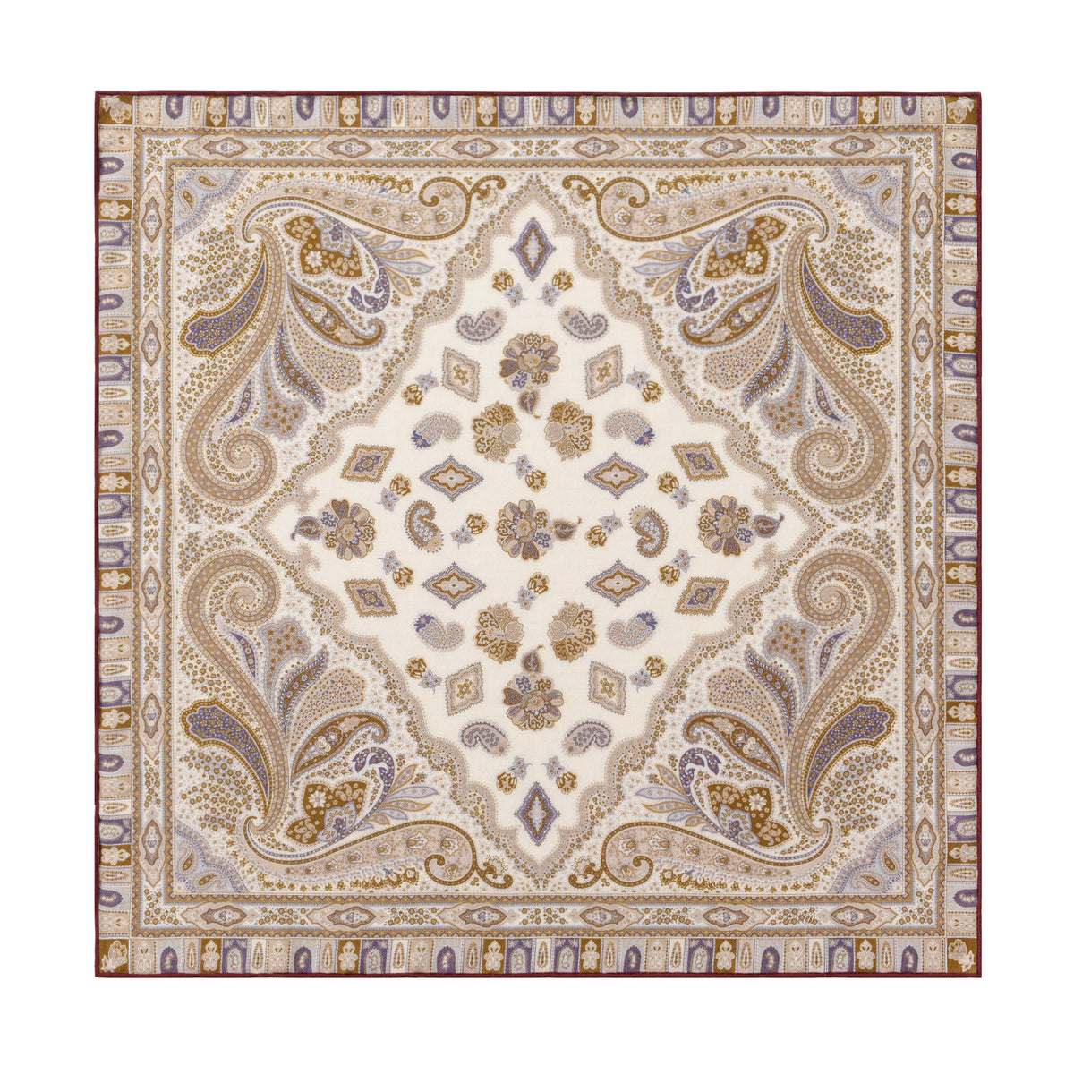 Gentscarf 70% Wool 30% Mulberry Men’s Silk Square Scarf 65×65cm