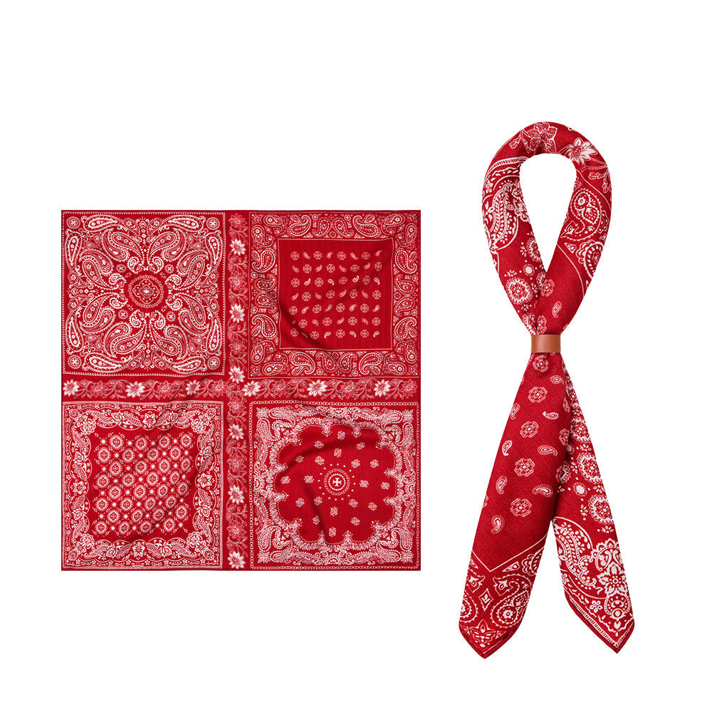 GENTSCARF Silk-Wool Men's Square Scarf