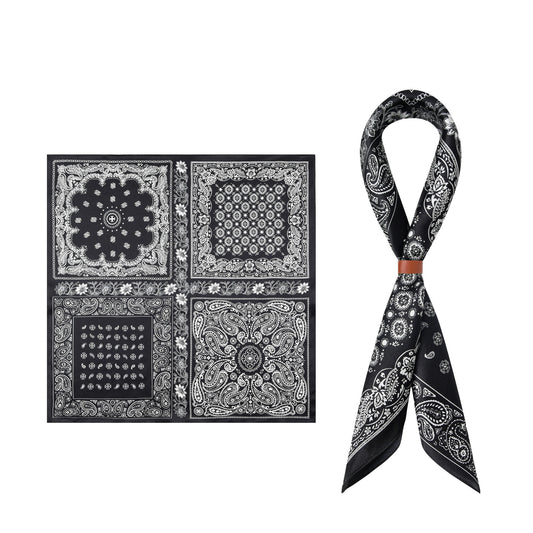 Gentscarf 100% Mulberry Silk Bandana Scarf 53×53cm
