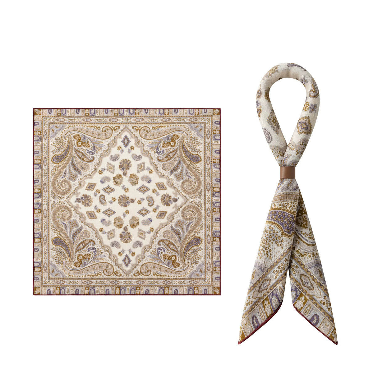 Gentscarf 70% Wool 30% Mulberry Men’s Silk Square Scarf 65×65cm
